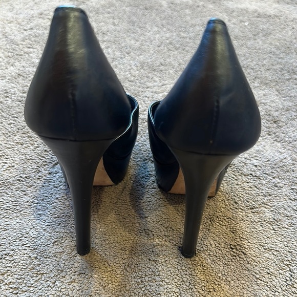 Fendi Women's Black Peep-Toe Shoes - Authentic - Picture 4 of 13